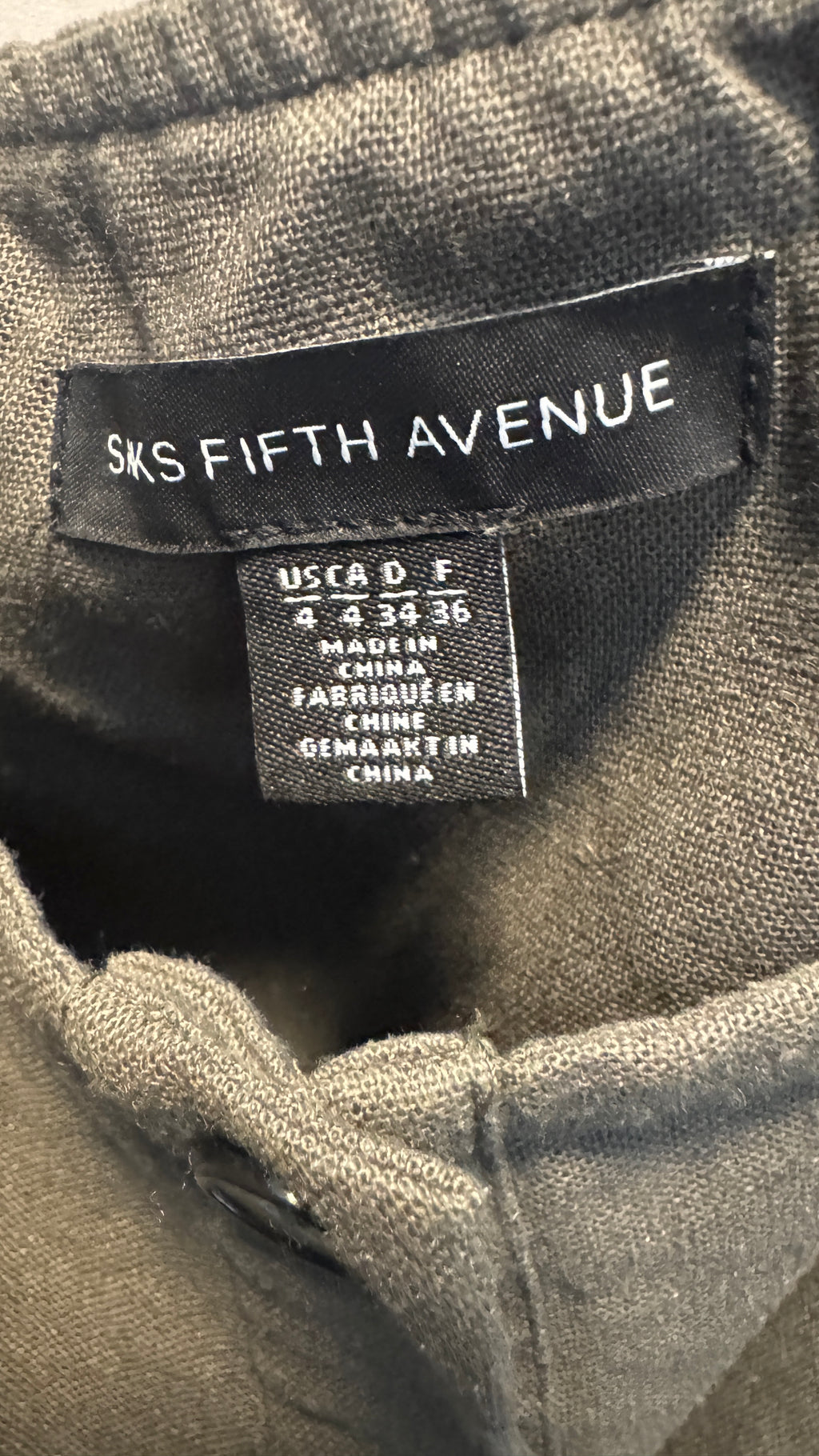 Saks Fifth Avenue Linen Blend Off Shoulder Dress | Size 4