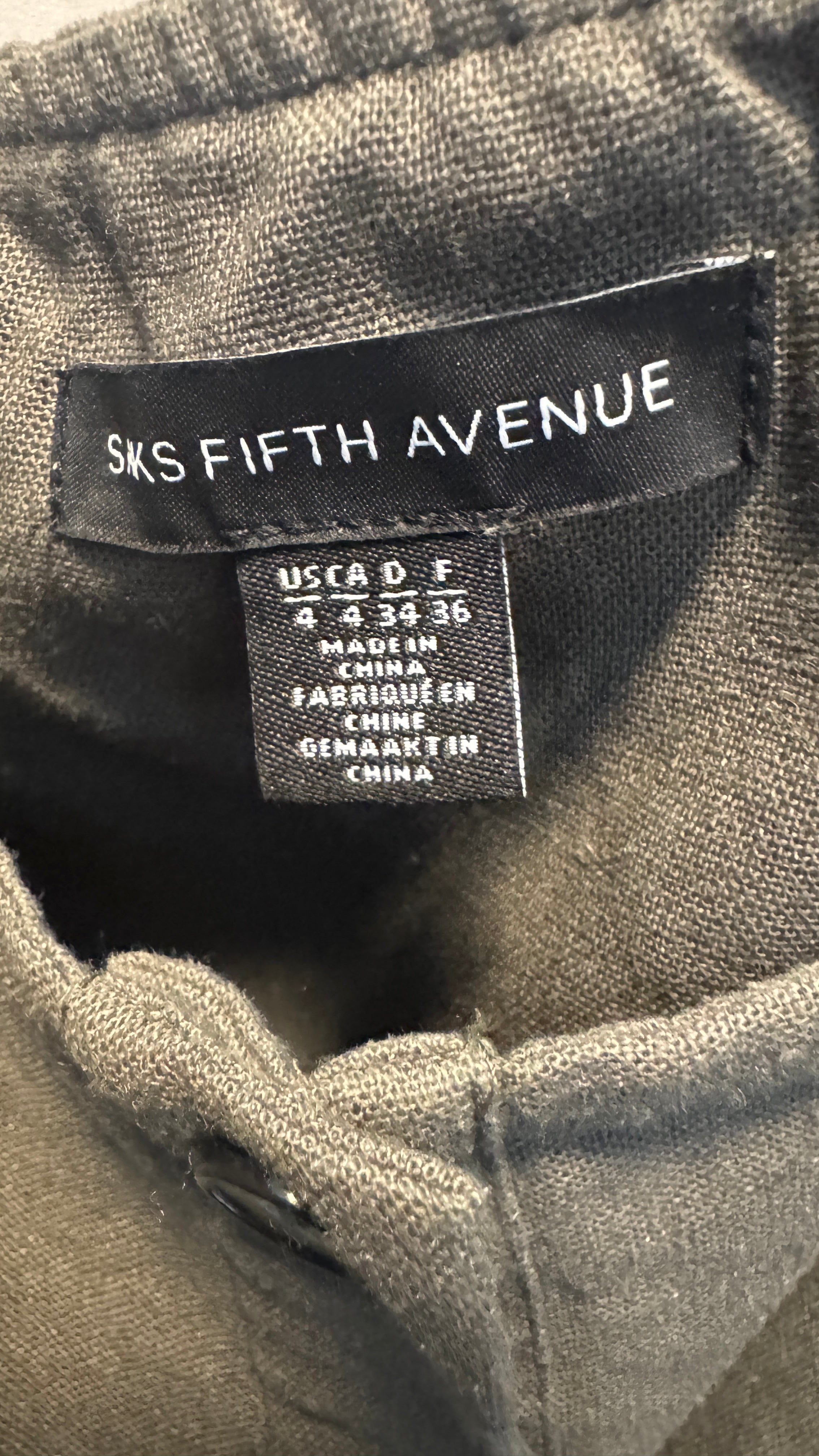 Saks Fifth Avenue Linen Blend Off Shoulder Dress | Size 4