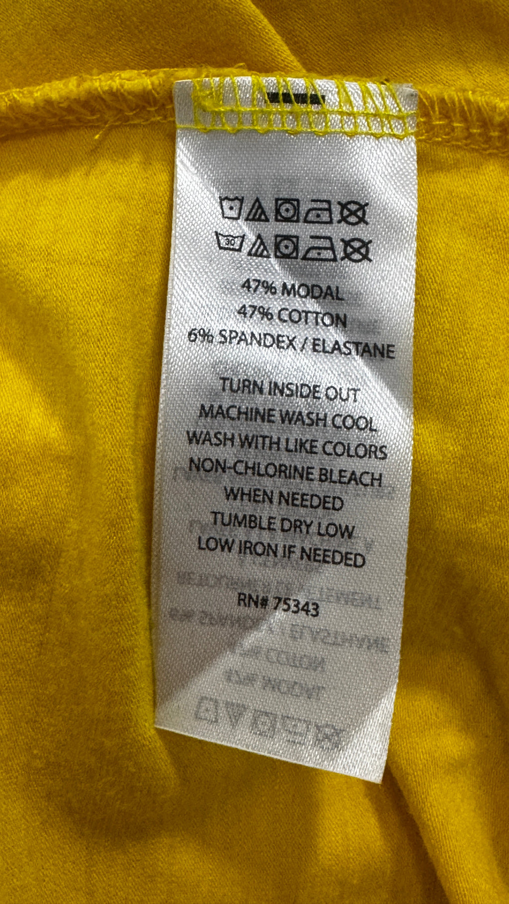 St.Tropez West Ribbed Modal Cotton Tee / Size XS