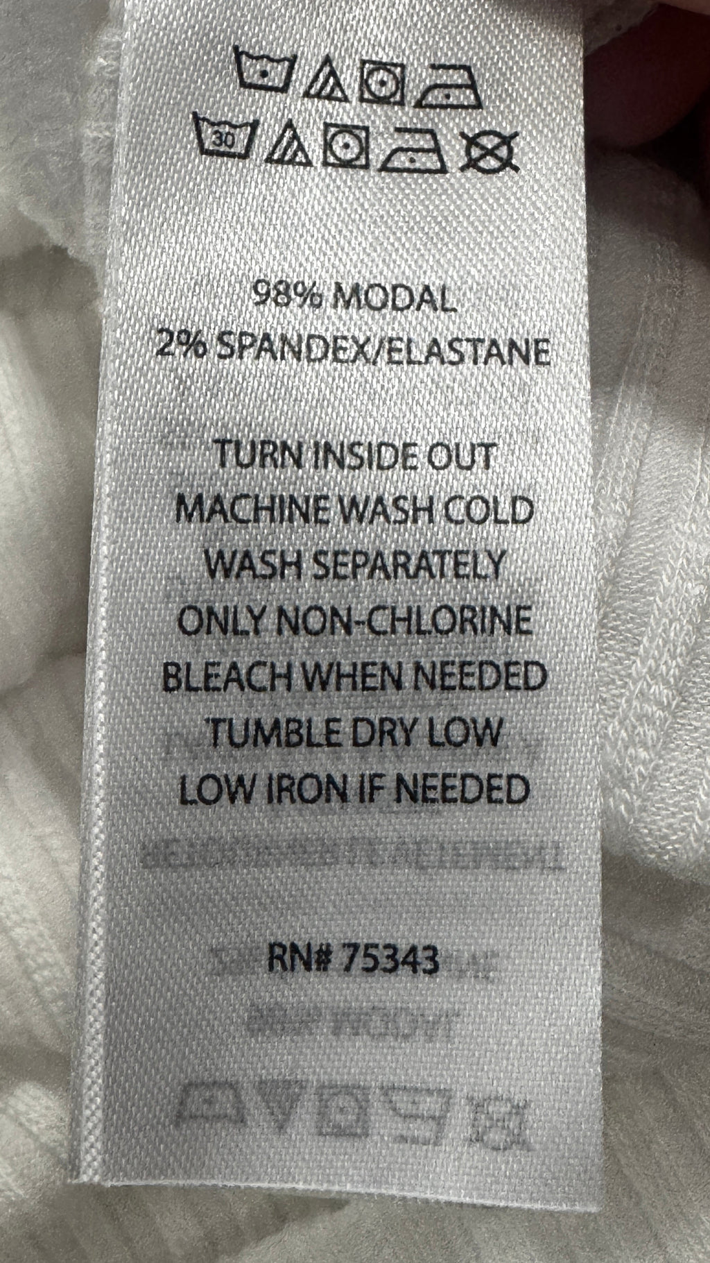 Catherine Malandrino Ribbed Modal Top / Size M