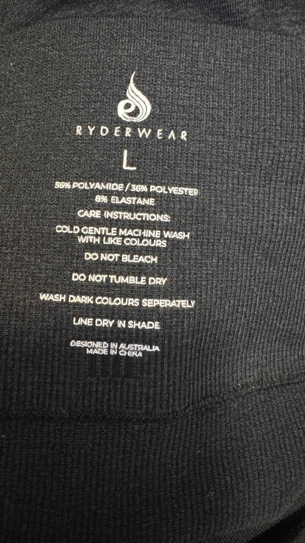 Ryderwear 2.0 BBL Seamless Leggings / Size L
