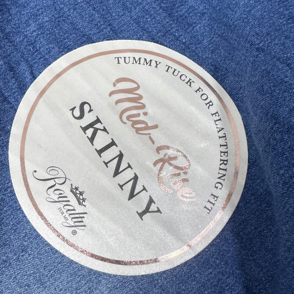 Royalty for Me Mid-Rise Skinny Jean Medium Wash / Size 4