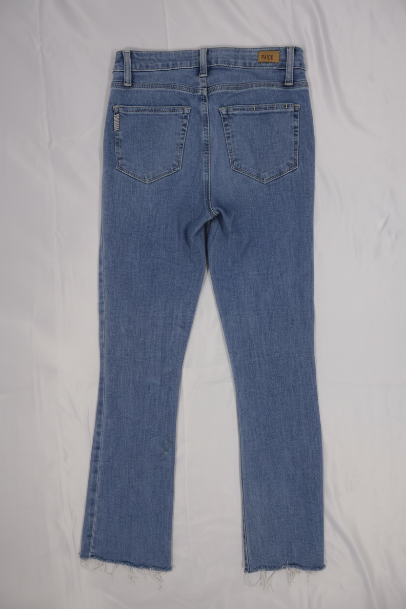 Rotated Paige jeans - back view