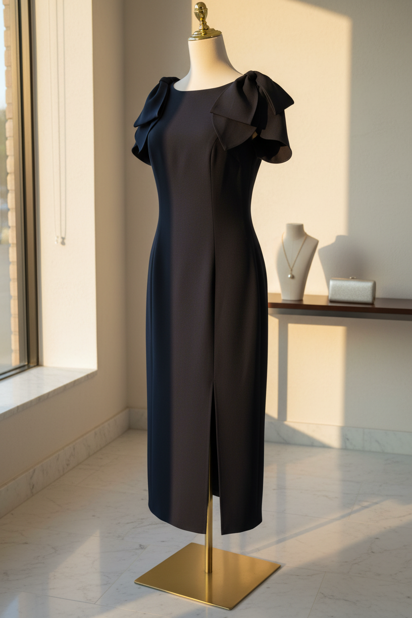 Shoshanna Midnight Dress in elegant setting